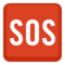 SOS Button emoji on Facebook